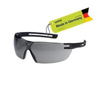 Uvex Tune-up Safety Glasses - Safety Glasses with 100% UV Protection - Metal-Free, Anti-Fog & Scratch-Resistant - Super Light (23g) - Black, Grey 23%
