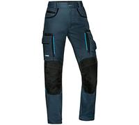Uvex Tune-up Women's Long Work Trousers - Long Cargo Trousers with Knee Pockets, Blue, 14