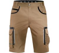 Uvex Tune-up Work Trousers Short - Work Shorts with Cargo Pockets for Work - 35% Cotton - Khaki - 48