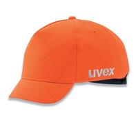 Uvex U Cap Sport Bump Cap Hi Viz Safety Baseball Hat - Small/Medium