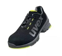 Uvex U8544 Unisex Black Grey Yellow Composite Toe Capped Safety Shoes UK 7 EU 41
