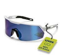 uvex ultrashield 9122885 Safety glasses Incl. UV protection, With anti-fog coating Black, White EN ISO 16321-1:2022