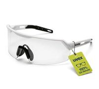 Uvex Ultrashield Protective Glasses - Anti-Scratch and Anti-Fog - Sports and Underwired Work Glasses with 100% UV Protection, Non-Slip and Comfortable