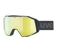 Uvex Gravity Supravision Ski Goggles Black Mirror Yellow Supravision Clear Orange/CAT3 Men,Women