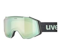 uvex Unisex-Adult, gravity FM ski goggles, oxid green matt/opal-clear, one size
