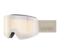 Uvex Unisex-Adult, provoqe FM ski goggles, black matt/mirror platin, one size