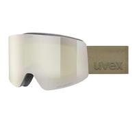 Uvex Unisex-Adult, provoqe FM ski goggles, black matt/mirror platin, one size