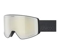 Uvex Unisex-Adult, scenic FM ski goggles, black matt/mirror silver, one size