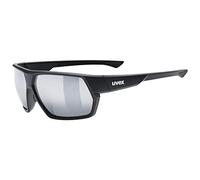 Uvex Unisex-Adult, sportstyle 238 sports glasses, black mat/mirror silver, one size