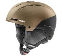 uvex Unisex-Adult, stance ski helmet, brown-black matt, 54-58 cm