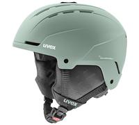 uvex Unisex-Adult, stance ski helmet, oxid green matt, 58-62 cm