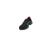 Uvex Unisex Adults Scarpa Bassa 1 x-tended Support S1 SRC W11 Low Shoe, Nero, Rosso, 2 UK