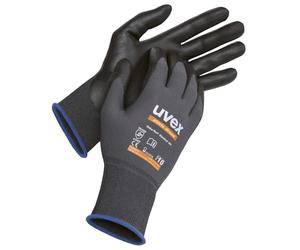 Uvex Unisex Allround Athletic Gloves - anthracite/grey - size 7