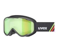 Uvex Unisex-Kids, speedy nova FM ski goggles, black matt/mirror green, one size