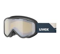 Uvex Unisex-Kids, speedy nova FM ski goggles, black matt/mirror silver, one size