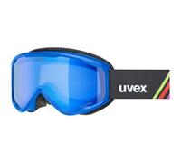 Uvex Unisex-Kids, speedy nova FM ski goggles, blue matt/mirror blue, one size