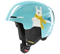 uvex Unisex-Kids, viti ski helmet, turquoise rabbit, 51-55 cm