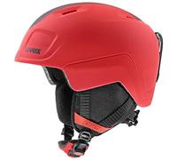 Uvex Unisex Kinder Ski Helmet, Race Red Mat, 51-55 cm