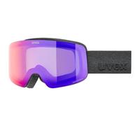 Uvex Pwdr FM Goggles Matt Black Mirror Ruby Kids