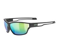 Uvex Sportstyle 806 Sunglasses Clear Mirror Green/CAT3 Mirror Green/CAT3 Black Matt
