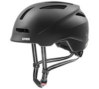 uvex urban planet - sturdy bike helmet for men and women - individual fit - optimized ventilation - black matt - 54-58 cm