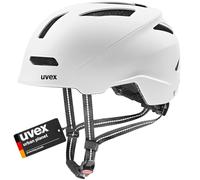 uvex Urban Planet - Sturdy Bike Helmet for Men & Women - Individual Fit - Optimized Ventilation - White Matt - 58-61 cm
