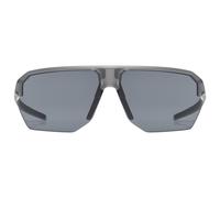 Uvex vectiv set - sports glasses for adults - 100% UVA-, B, C protection - contrast enhancing - smoke matt/smoke - one size