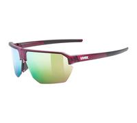 Uvex vectiv set - sports glasses for adults - 100% UVA-, B, C protection - contrast enhancing - cranberry tr.m/mir.rose - one size