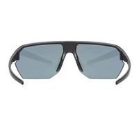 Uvex vective - versatile, robust sports sunglasses with filter category 3 and 100% UVA, UVB and UVC protection for adults - black matte/mirror pink - one size