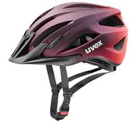 uvex Viva 3 - Lightweight All-Round Bike Helmet for Men & Women - Individual Fit - Washable Interior - Plum - Grapefruit Matt - 52-57 cm