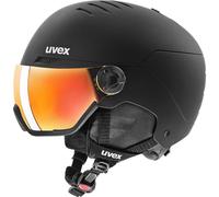 uvex Wanted Visor - Ski Helmet for Men and Women - Visor - Individual Fit - Black Matt - 58-62 cm