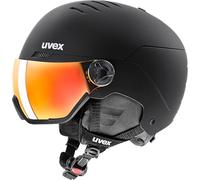 uvex Wanted Visor ski Helmet for Women & Men - Adjustable Helmet with Integrated Visor