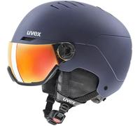 UVEX WANTED VISOR ski helmet matt navy blue 58-61cm