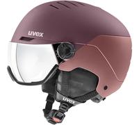 UVEX WANTED VISOR Skihelm matt bramble rot 54-58cm