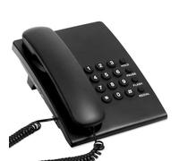 Uvital Landline Phone for Home, Basic Model Desktop Telephone for Home/Hotel/Office, Easy to Operate Landline Telephone with Ringer Volume Control (Black)