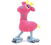 UVJNVLW Dog Squeaky Toys for Small Dogs & Puppies - Durable Chewable Deer-Shaped Plush with Squeaker, No Stuffing, Interactive Puppy Teething Toys for Boredom Relief - Great Dog Birthday Gift