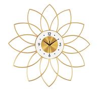 UVOBWXMUC/ Living Room Decoration White Lotus Wall Clock, Creative Personality Art Clock, Simple And Fashionable Home Wall Decoration Wall Clock(Diameter -60cm)