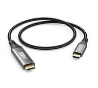 UVOOI Short USB C to Mini HDMI Cable 2FT(NOT HDMI), 4K@60Hz High Speed Type-C to Mini HDMI 2.0 Cord for Portable Monitor Compatible with MacBook, Laptop, Steam Deck, ROG Ally, iPhone 16/15, Galaxy S25
