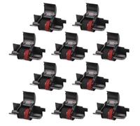 UVQAPXWD 10 Pcs Calculator Printer Ribbons Black And Red Ink Roller IR40T IR-40T Replacement For HR18 HR21