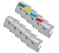 UVQAPXWD 9 12mm M Tape MK231 MK221 Compatible With Label Printer Models PT 70 PT 80 Works With MK 231 M K231 MK131 MK 221 For Part Number 9 12mm M(10PK Mixed Color 01)