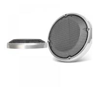 UVQAPXWD Chrome 6.5 Inch Saddlebag Lid Speaker Grill Cover Compatible With 1983-2022 Touring Electra Street CVO FLHT Road King