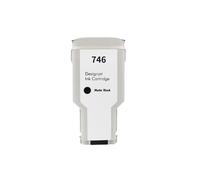 UVQAPXWD Ink Cartridge 746 P2V83A P2V82A P2V80A Compatible With Designjet Z6 Z9+ Printer(1PCS MATTE BLACK)
