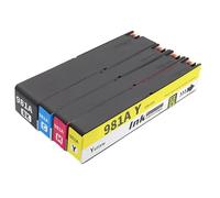 UVQAPXWD Ink Cartridge Compatible With 981A 981X PageWide Color 556xh Dn MFP 586dn F Z MFP E58650dn MFP E55650 Printer(HP981X Yellow)