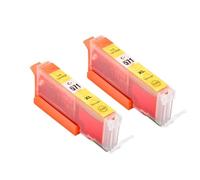 UVQAPXWD Ink Cartridge PGI-570 CLI-571 PGI570 Compatible With MG7750 TS8050 TS9050 TS9055 Printer(Yellow)