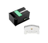 UVQAPXWD Waste Ink Maintenance Box T6711 Compatible With WF 7721 7720 7710 7715 7210 7610 7620 3620 3640 L1455 ET 16500 WF 3540 3520 3010(A-Tank and Resetter)