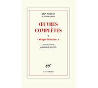 Œuvres complètes: Critique littéraire, II (5)