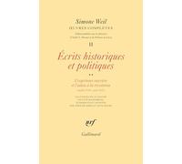 Œuvres complètes: Écrits historiques et politiques 2 (2)