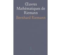 Œuvres Mathématiques de Riemann