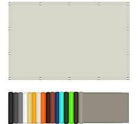 UVResistant 1.8 x 2.4 m TearResistant Shade Sail Square Canopy with Cable Ties for Balcony Outdoor Patio Pool Cream Color Sunshade Solution
