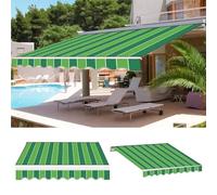 UVResistant Polyester Fabric for Patio AwningVersatile Sun Shade in Multiple SizesIdeal for Garden Balcony or BusinessRetractable Sun Protection (N 22.9x4.9ft / 7 * 1.5m)